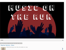 Tablet Screenshot of musicontherun.net